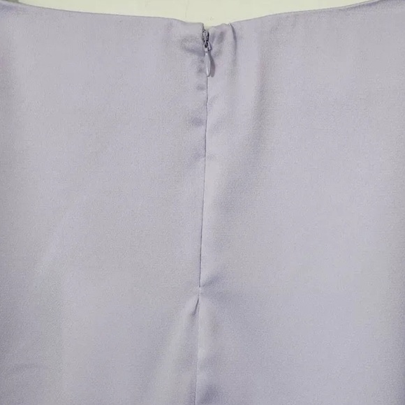 WeWoreWhat Purple Asymmetrical Pencil Mini Skirt - Picture 7 of 8